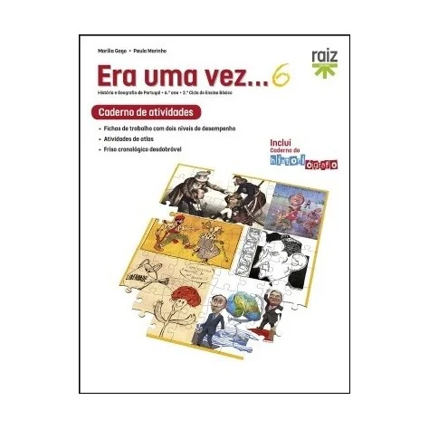 9789897443367 - Era uma vez... 6 - História e Geografia de Portugal - 6.º Ano - Caderno de Atividades