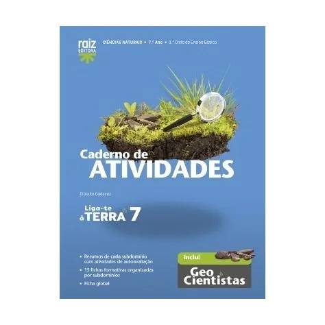 9789897444142 - Liga-te à Terra 7 - Ciências Naturais - 7.º ano - Caderno de Atividades