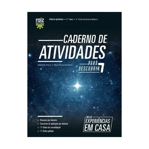 9789897444180 - Para descobrir 7 - Físico-Química - 7.º ano - Caderno de Atividades