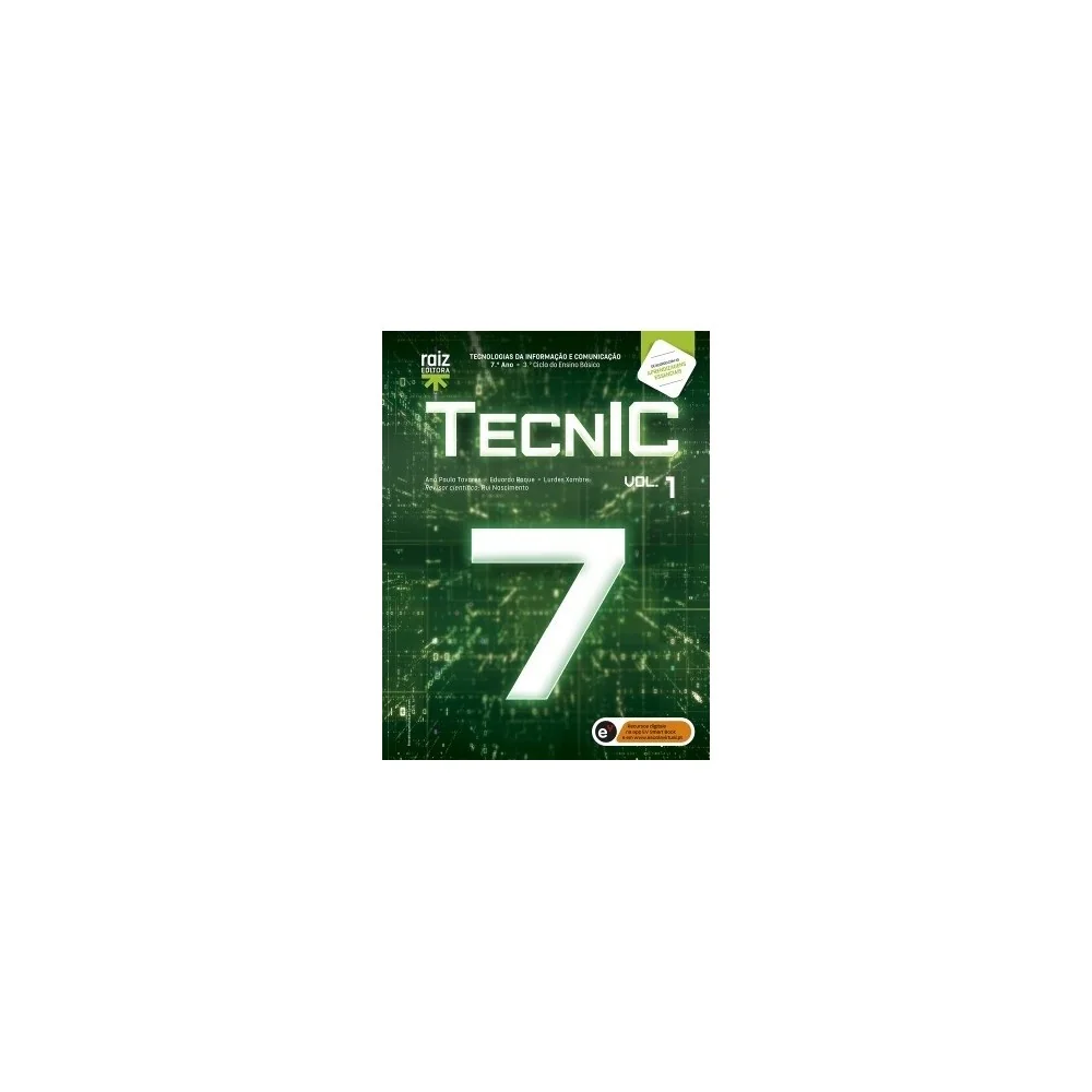 9789897444586 - TecnIC 7 - TIC - 7.º Ano - Manual do Aluno