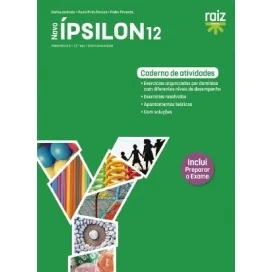 9789897443572 - Novo Ípsilon 12 - Matemática A - 12.º ano - Caderno de Atividades