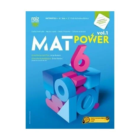 9789897445224 - MatPower 6 - Matemática - 6.º ano - Manual do Aluno