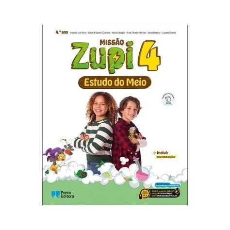 9789720113122 - MISSÃO Zupi - Estudo do Meio - 4.º Ano - Manual do Aluno