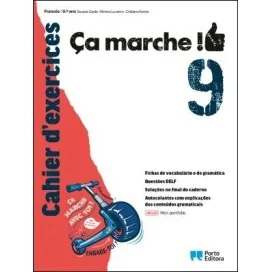 9789720318107 - Ça marche ! - Francês - 9.º Ano Cahier d'exercices / Mon portfolio - Caderno de Atividades