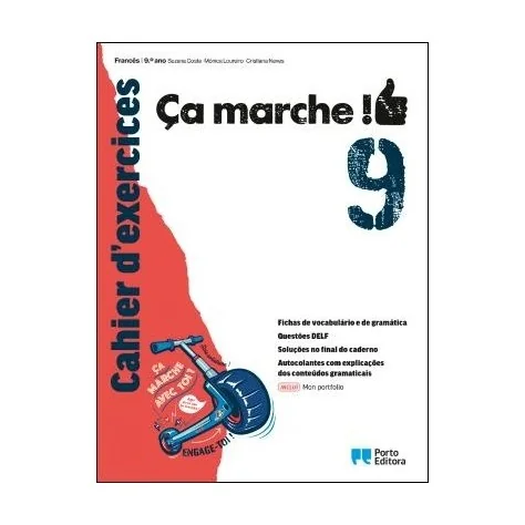 9789720318107 - Ça marche ! - Francês - 9.º Ano Cahier d'exercices / Mon portfolio - Caderno de Atividades