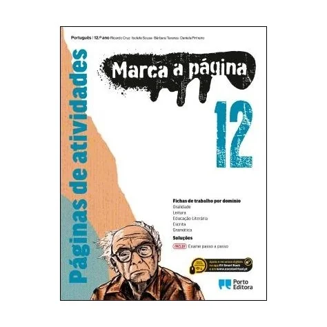 9789720401533 - Marca a página - Português - 12.º ano - Páginas de atividades/Exame passo a passo - Caderno de Atividades