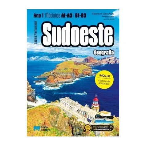 9789720441461 - Sudoeste - Geografia - Módulos A1-A3 / B1-B3 (Ano 1) - Ensino Profissional