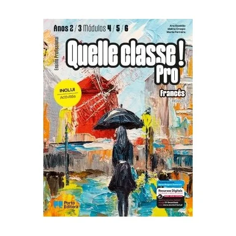 9789720440556 - Quelle classe ! Pro - Francês - Iniciação - Módulos 4