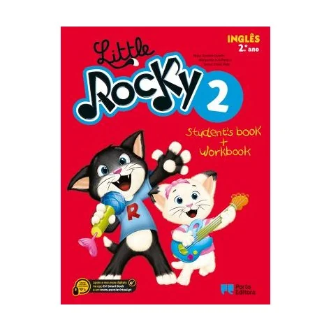 9789720181664 - Little Rocky 2 - Inglês - 2.º Ano (Student's book + Workbook)