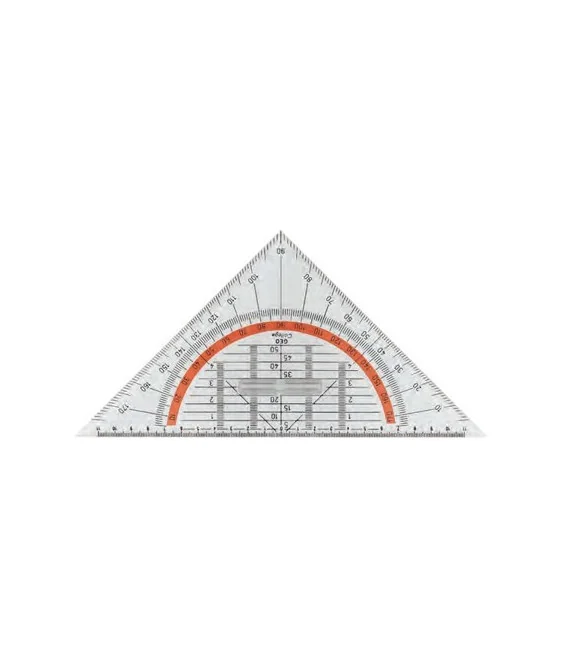 Esquadro Geométrico Rotring c/ Pega 16cms S0903940