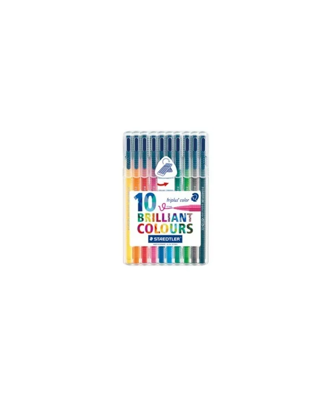 Estojo 10 Marcadores Staedtler Triplus Color 323SB10