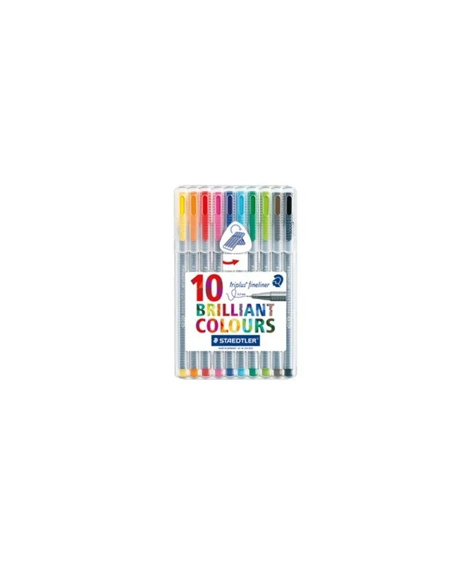 Estojo c/10 Marcadores Staedtler Fineliner 334-SB10