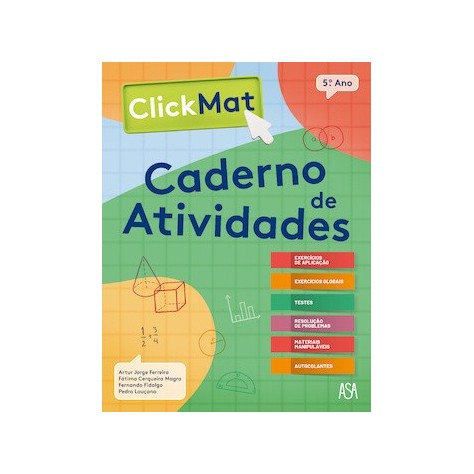 9789892352961 - ClickMat 5 - Matemática - Caderno de Atividades 9789892352961 - ClickMat 5 - Matemática - Caderno de Atividades