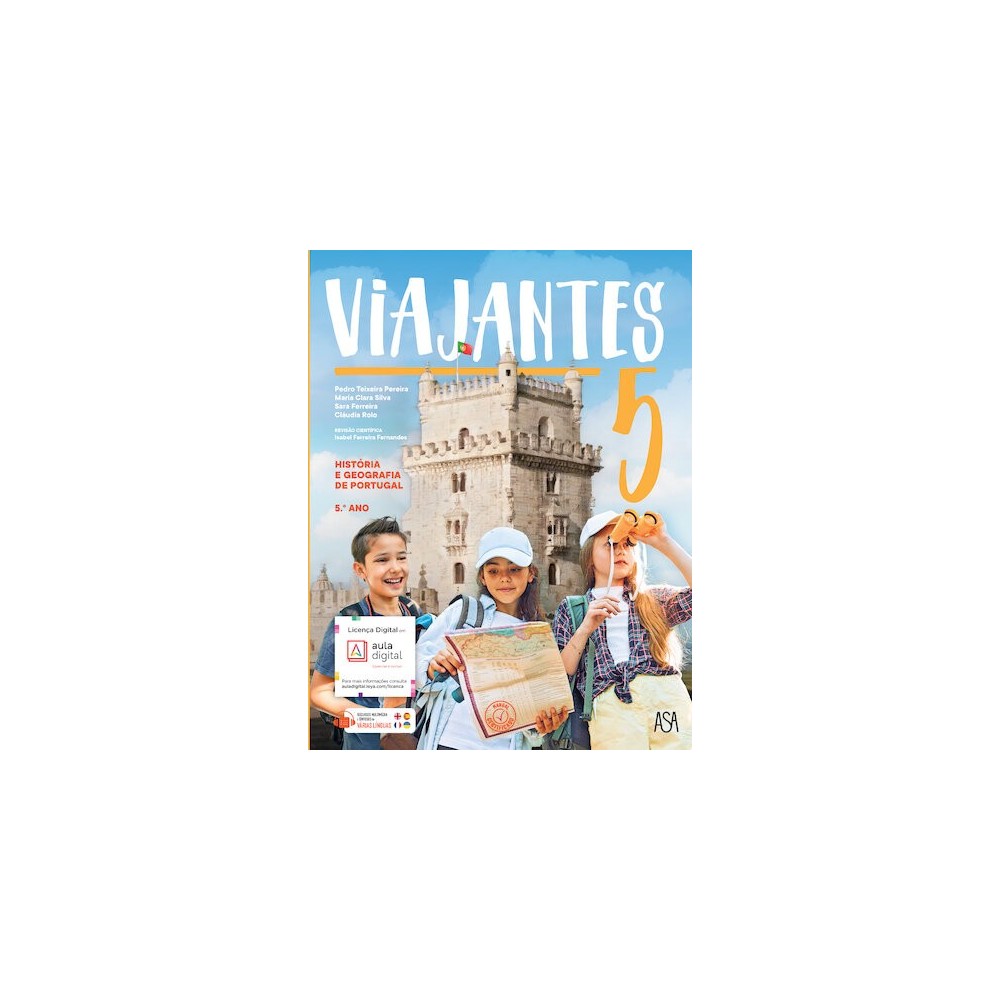 9789892360140 - Viajantes HGP 5 - História e Geografia de Portugal - Manual do Aluno