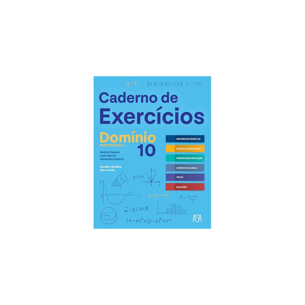 9789892360249 - Domínio 10 - Matemática A - Caderno de Atividades
