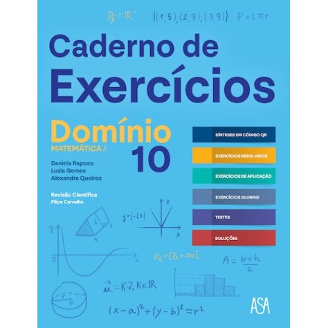 9789892360249 - Domínio 10 - Matemática A - Caderno de Atividades 9789892360249 - Domínio 10 - Matemática A - Caderno de Atividades