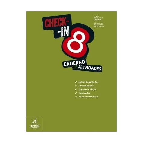 9789897678455 - Check-In 8 - Geografia - Caderno de Atividades