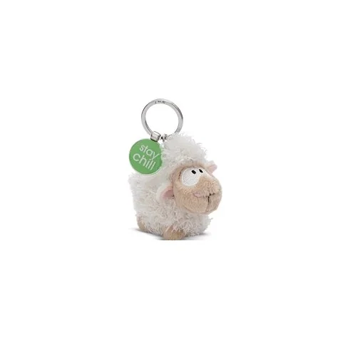 Porta-Chaves Ovelha Branca Wooly Gang 2 Nici 7cm