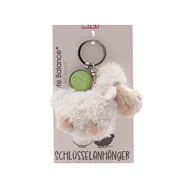 Porta-Chaves Ovelha Branca Wooly Gang 2 Nici 7cm