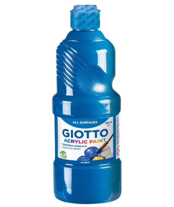 Frasco Guache Acrílico Giotto 500 ml 533715 Azul