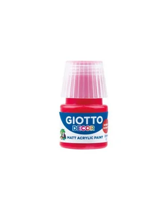 Frasco Guache Acrílico Giotto Decor 25 ml 538108 Vermelho Escarlate