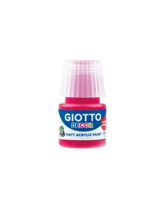 Frasco Guache Acrílico Giotto Decor 25 ml 538109 Vermelho Carmim