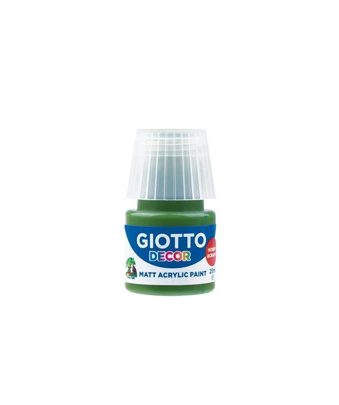 Frasco Guache Acrílico Giotto Decor 25 ml 538113 Verde Floresta