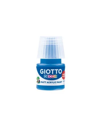 Frasco Guache Acrílico Giotto Decor 25 ml 538116 Azul Cobalto