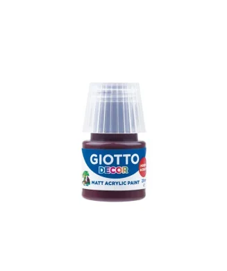 Frasco Guache Acrílico Giotto Decor 25 ml 538122 Sépia