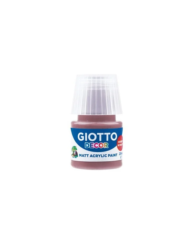 Frasco Guache Acrílico Giotto Decor 25 ml 538123 Castanho