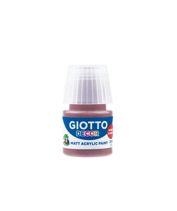 Frasco Guache Acrílico Giotto Decor 25 ml 538123 Castanho