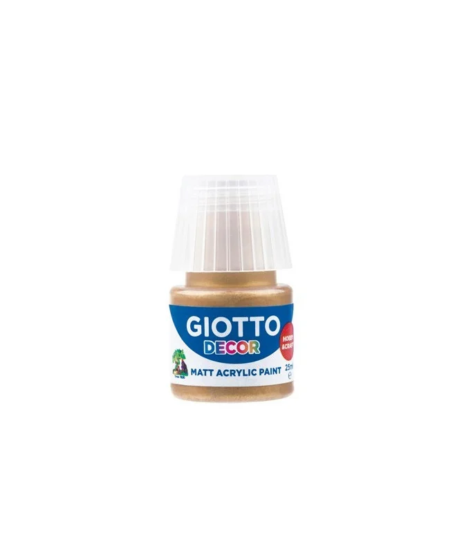 Frasco Guache Acrílico Giotto Decor 25 ml 538149 Ouro