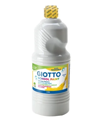 Frasco Guache Escolar Giotto 1000 ml 535501 Branco