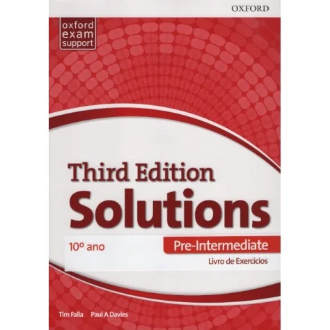 9780194510592 - Solutions Pre-Intermediate 10.º Inglês - Caderno de Atividades 9780194510592 - Solutions Pre-Intermediate 10.º Inglês - Caderno de Atividades