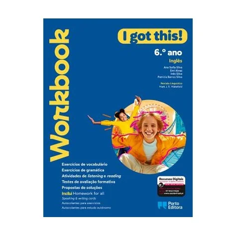 9789720202789 - I got this! - Inglês - 6.º Ano - Workbook/Homework for all - Caderno de Atividades 9789720202789 - I got this! - Inglês - 6.º Ano - Workbook/Homework for all - Caderno de Atividades