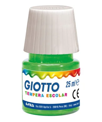 Frasco Guache Escolar Giotto 25 ml 356912 Verde