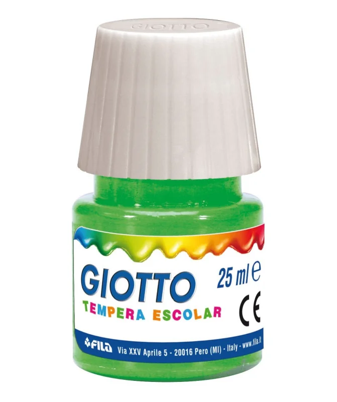 Frasco Guache Escolar Giotto 25 ml 356912 Verde