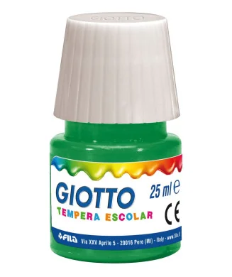 Frasco Guache Escolar Giotto 25 ml 356913 Verde Esmeralda