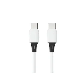 Cabo USb-C a USB-C Q-Connect PVC 1M Branco