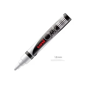 Marcador Giz UNI PWE-5M 1,8-2,5mm Branco