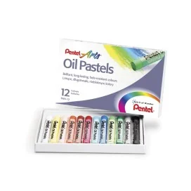 pastel de Oleo Pentel Arts 12 Cores