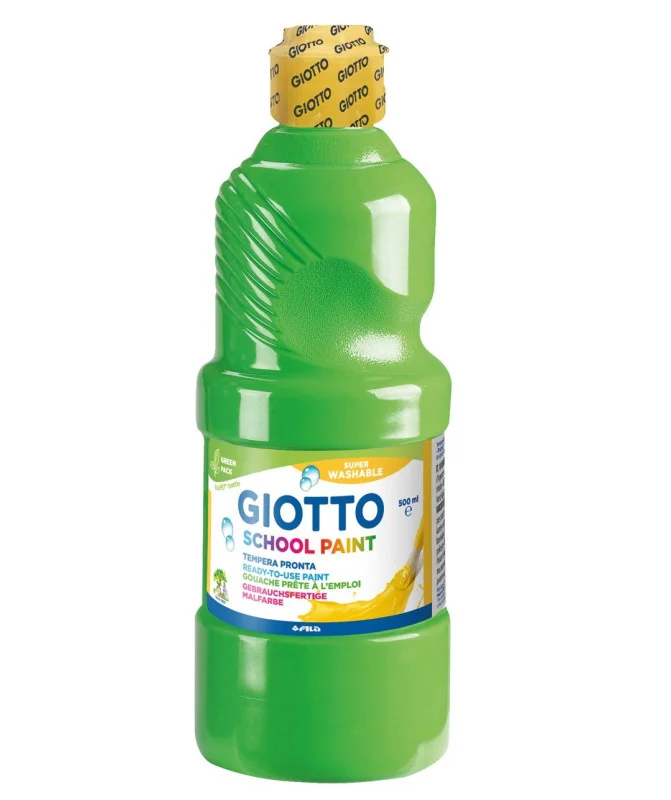 Frasco Guache Escolar Giotto 500 ml 535311 Verde Claro