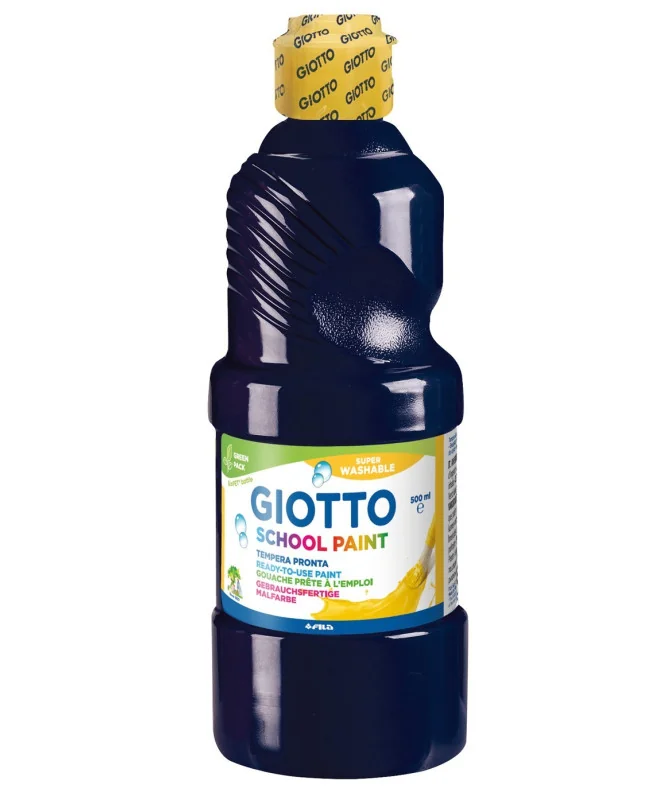 Frasco Guache Escolar Giotto 500 ml 535324 Preto