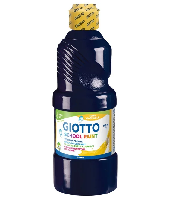 Frasco Guache Escolar Giotto 500 ml 535324 Preto