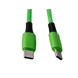 Cabo USB-C a USB-C Q-Connect PVC 2M Verde