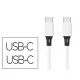 Cabo USB-C a USB-C Q-Connect PVC 3M Branco