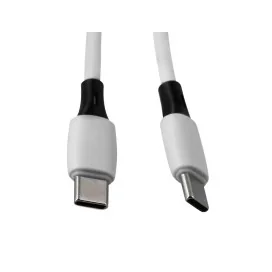 Cabo USB-C a USB-C Q-Connect PVC 3M Branco