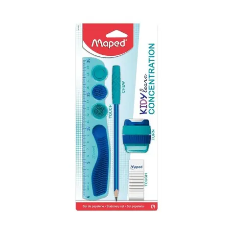Conjuntos Escolar Kidy Learn Concentration Maped 4 Peças