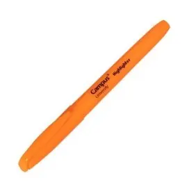Caneta Marcador Sublinhador Fluorescente Campus University Neon Laranja