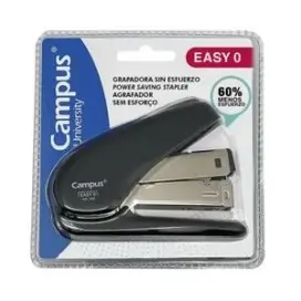 Agrafador Campus Easy 0 Preto Plástico ABS 24/6 26/6 20fls